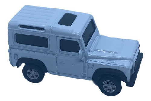 Memoria Usb En Forma De Coche Land Rover Defender 16gb Lujo Color Blanco