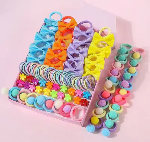 120 Pcs Mini Ligas Pelo Bandas Elásticas Para El Cabello Etc