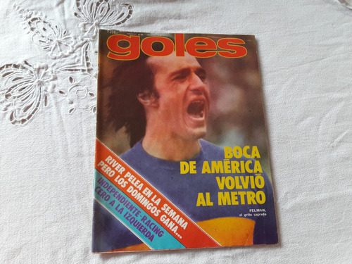 Goles Nº 1478 17/5/1977 - Felman Boca - Independiente Racing