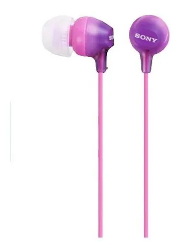 Auriculares Sony Varios Colores Mdr-ex15lp Color Rosa