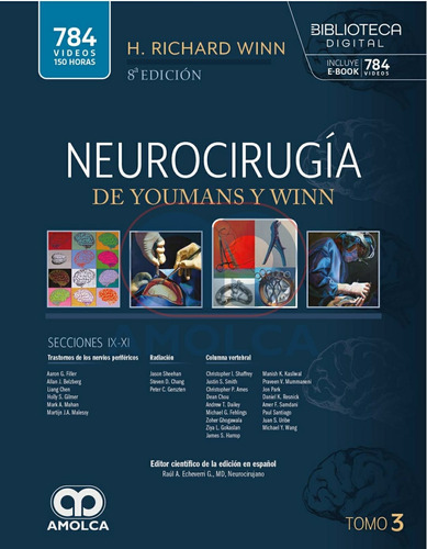 Neurocirugía De Youmans & Winn 8ed. En Español. 4 Tomos
