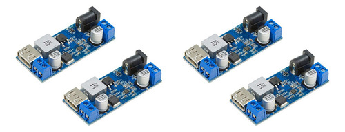 Módulo Conversor Buck 4x Dc6v 9v 12v 24v Para 5v 5a Set