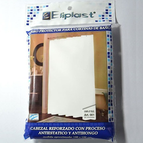 Protector De Cortina De Baño Eliplast - 70 Micrones