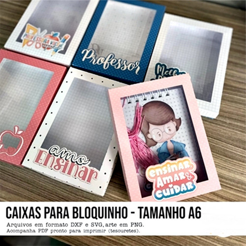 Arquivo Digital Dia Dos Professores - Caixa Bloquinho A6