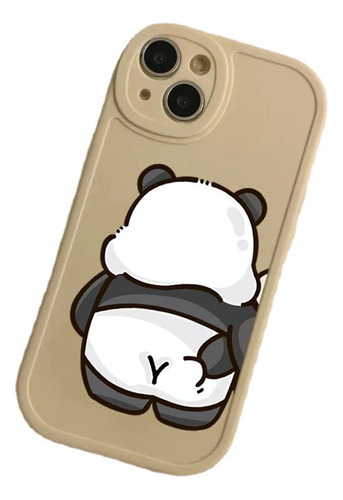 Funda De Teléfono Pinch Butt Bear Rabbit Couple For iPhone