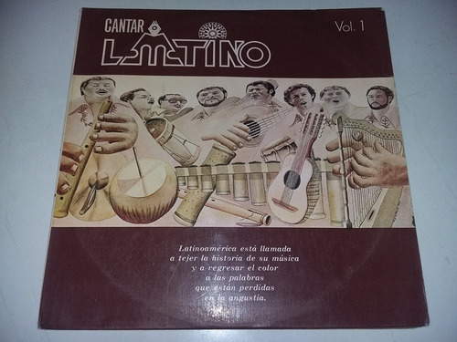 Lp Vinilo Disco Acetato Vinyl Cantar Latino Musica Andina