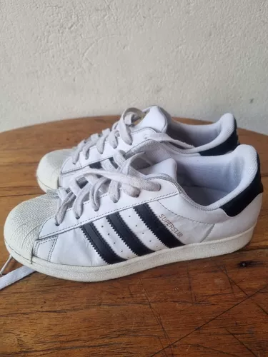 Tenis adidas Super Star Preto E Branco 35