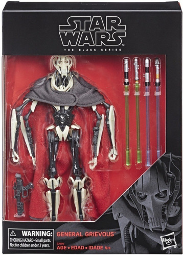 Figura De Acción General Grievous Star Wars The Black Series