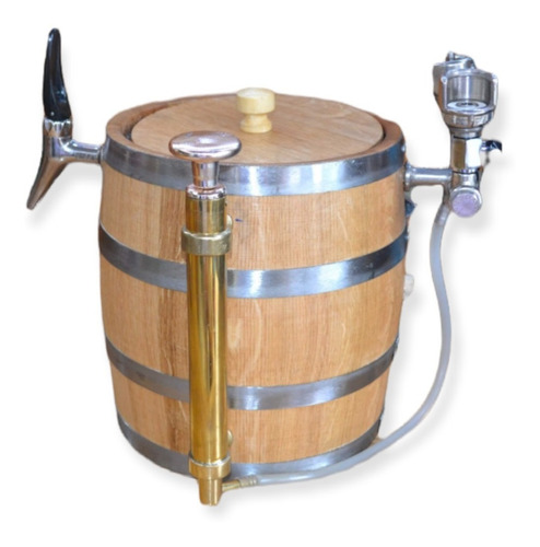 Chopera Para Cerveza 2 Botellas O Barril Serpentina Portatil