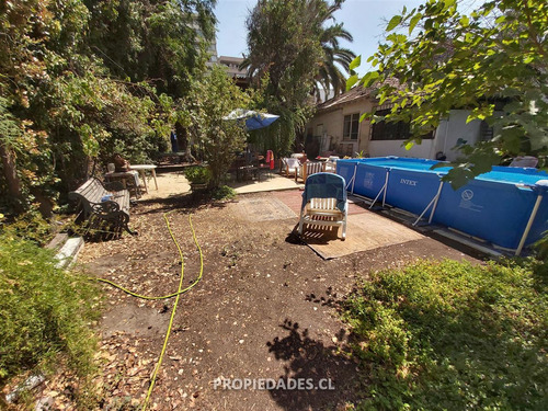 Casa En Venta De 8 Dorm. En Ñuñoa Granterreno Para Remodelar