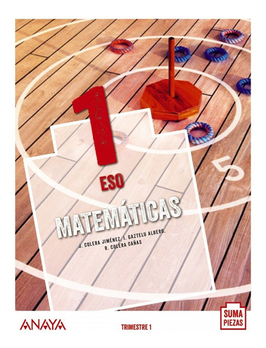 Libro Matemáticas 1. - Colera Jimenez, Jose / Gaztelu Alber