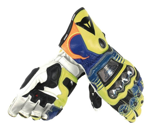 Par De Luvas Dainese Full Metal Replica Vr46