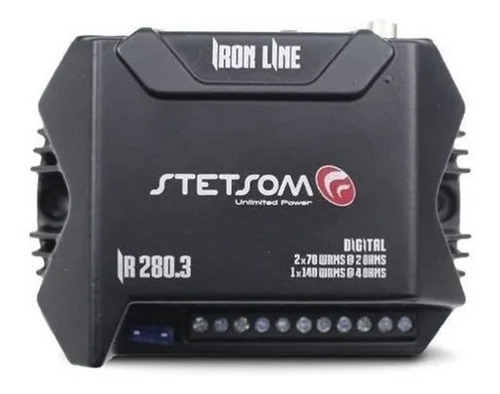 Módulo Amplificador Stetsom 280.3 280w 3 Canais - 2 E 4 Ohms