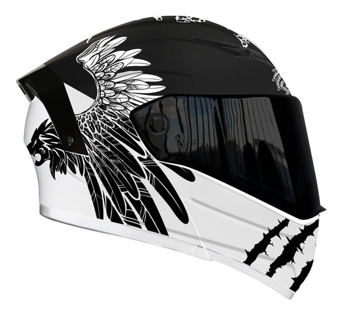 Imagen 3 de 8 de Casco Abatible Kov Para Moto Estelar Freedom Luz Led Stop
