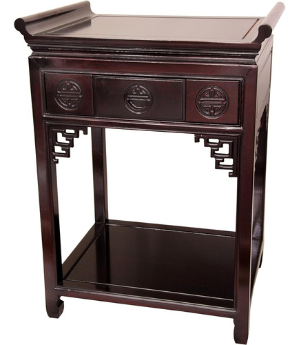 Oriental Furniture - Mesa De Altar De Palisandro De 32 Pulga