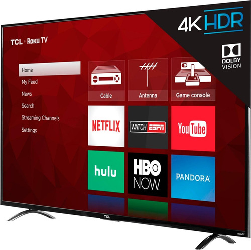 Pantalla Tcl® 50-pulgada 4k Modelo (50p62usi) Nueva En Caja