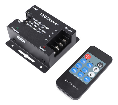 Led Dimmer Rf: Controle Remoto, Ajuste O Brilho, Dc