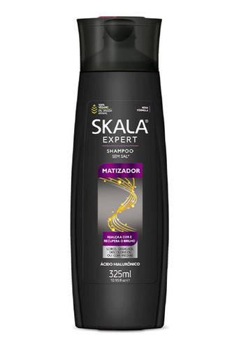 Shampoo Matizador Violeta Cabello Rubios Sin Sal Skala 325ml