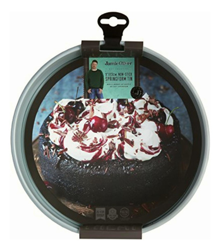 Jamie Oliver Molde Redondo Desmontable Acero, Menta, 22.8 Cm