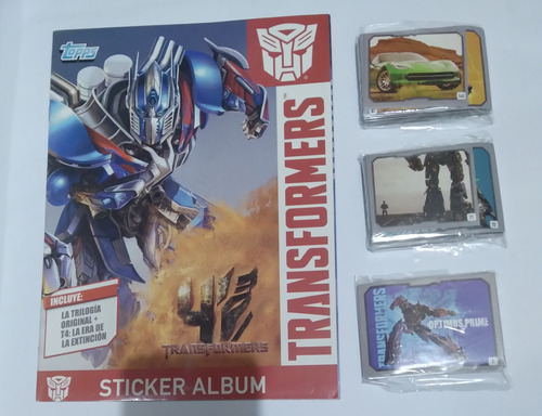 Transformers Album Figuritas Completo Topps A Pegar