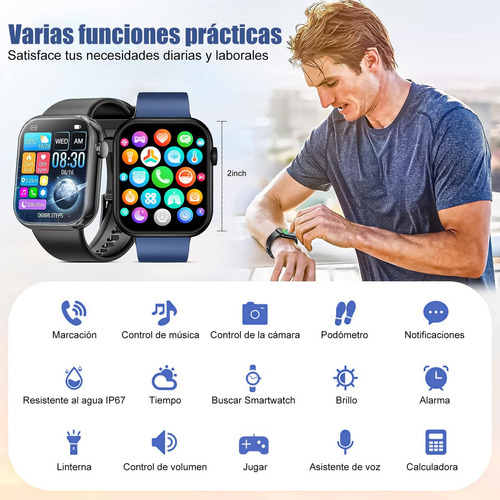 Smartwatch Reloj Inteligente Hombre - Llamadas Bluetooth