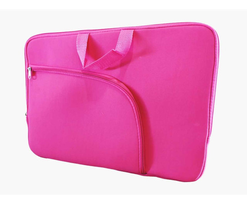 Imagem 2 de 3 de Capa Case Pasta Notebook Com Bolso 15,6 Rosa