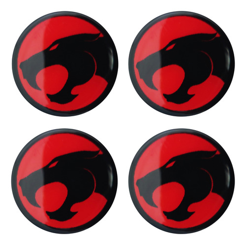 4 Centros De Rin (stickers) Center Caps Thundercats 45mm