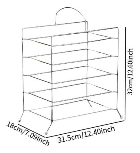 Organizador De Mesa De Cocina Bandeja De 5 Niveles