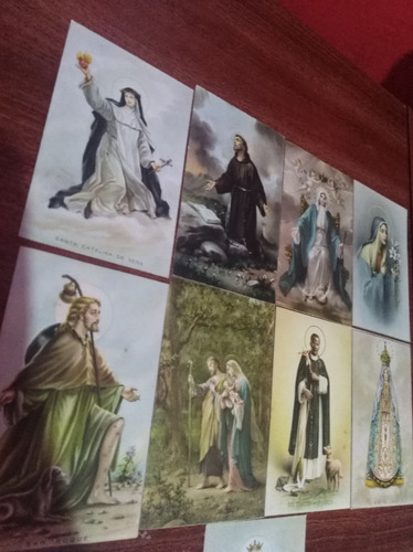 Estampas Religiosas Temática De Los Santos Lote 14 (Usado)