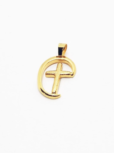 Dije De Oro 18k Laminado Cruz Religioso Hombre Mujer Unisex