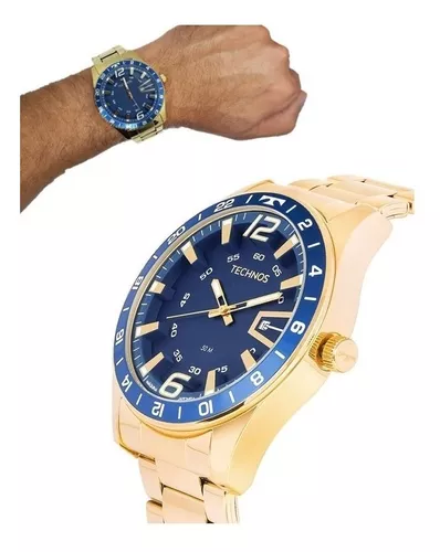 Relógio Masculino Technos Analógico Dourado 2115LAJS/4A Dourado