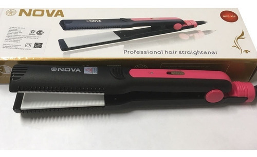 Planchita De Pelo Ceramica 220° Profesional Inova Nhc-325 Color Negro