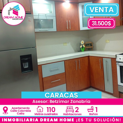 Apartamento En Venta  Calle Colombia Catia  Caracas