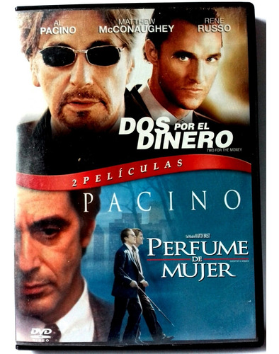 Set De 2 Dvds Al Pacino Perfume De Mujer Y Dos Por El Dinero