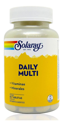 Daily Multi 60 Tabletas Solaray