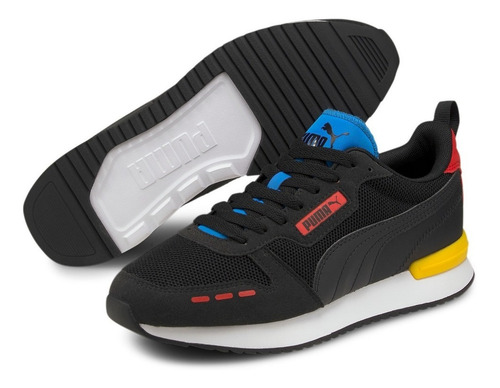 Imagen 3 de 4 de Zapatillas Puma Hombre R78 373117 38 Negro