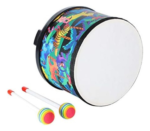 Floor Tom Drum Para Niños, Instrumento De Percusión De 8 Pul