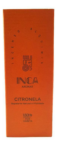 Incenso Terapêutico Citronela Inca Aromas 60g