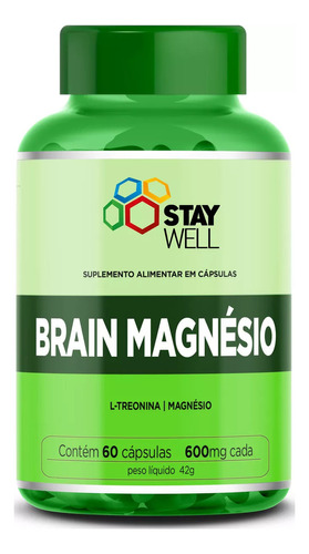 Treonato de magnesio, 500 mg, fórmula avanzada, 100% puro, 60 cápsulas