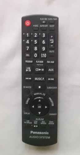 Control Remoto Panasonic Original Oferta Equipo De Sonido 