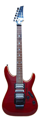 Guitarra Eléctrica California Rg Ruby Red 5 Pastillas