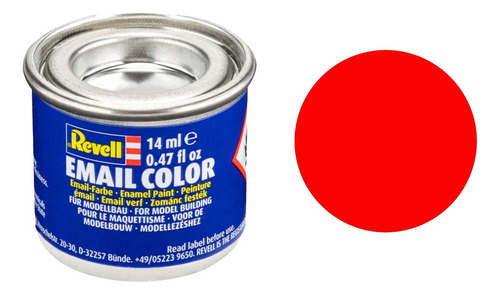 Pintura Revell Enamel Mate Color  321 25 Naranja Brillante