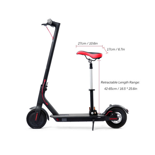 Asiento Retráctil Eléctrico Scooter Con El Parachoques Para