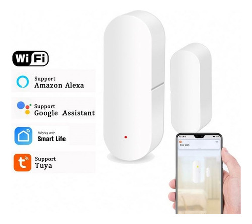Sensor Inteligente Wifi Para Puerta O Ventana Tuya Smartlife