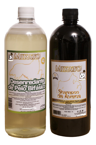 Shampoo Avena Y Desenredante Con Silica