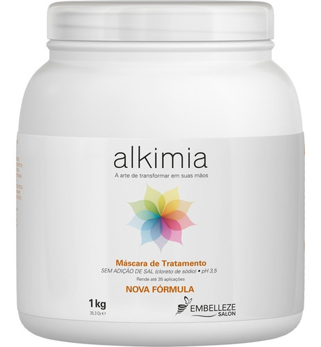 Mascara De Hidratação Alkimia 1kg - Embelleze