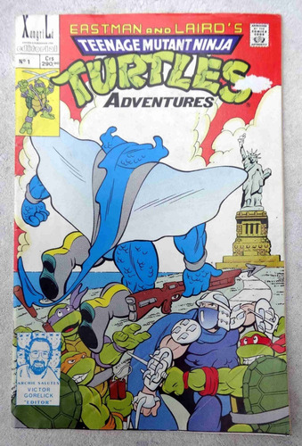 Teenage Mutant Ninja Turtles - Tartarugas Ninja - Nº 1 -1989