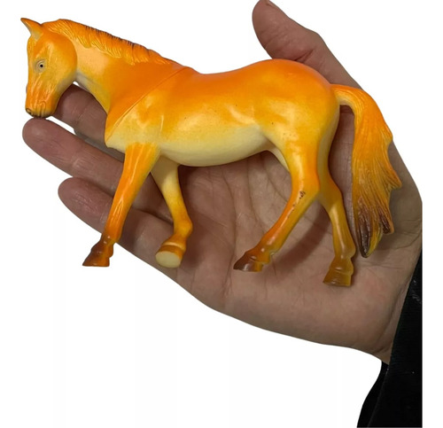 Brinquedo Cavalos 06pçs Animais Da Fazenda Tamanho 14cm Cada