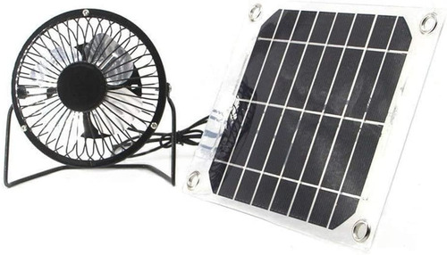 Seddex - Ventilador Solar De 5 W Y 4 Pulgadas De Energía Sol