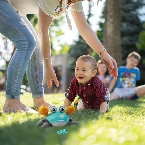 Juguete Gateo For Bebés Con Forma Cangrejo Inducción